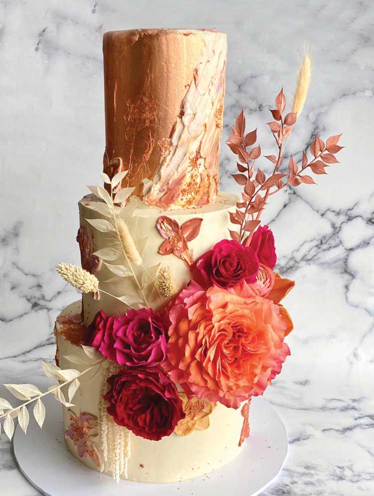 tiered wedding cake Miami