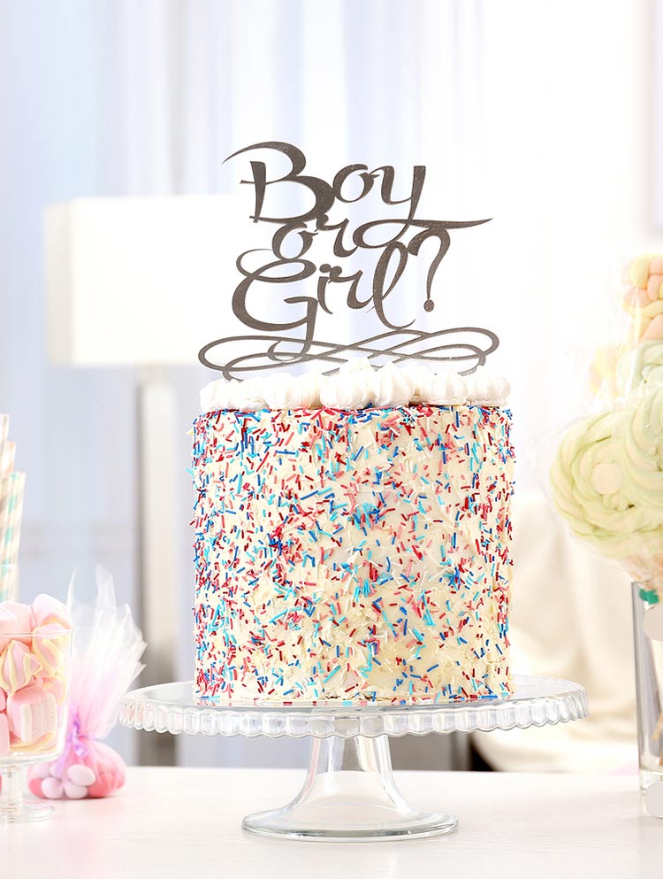 Gender reveal cake is an exciting way to reveal your baby's gender using a cake you can then share with all your guests.